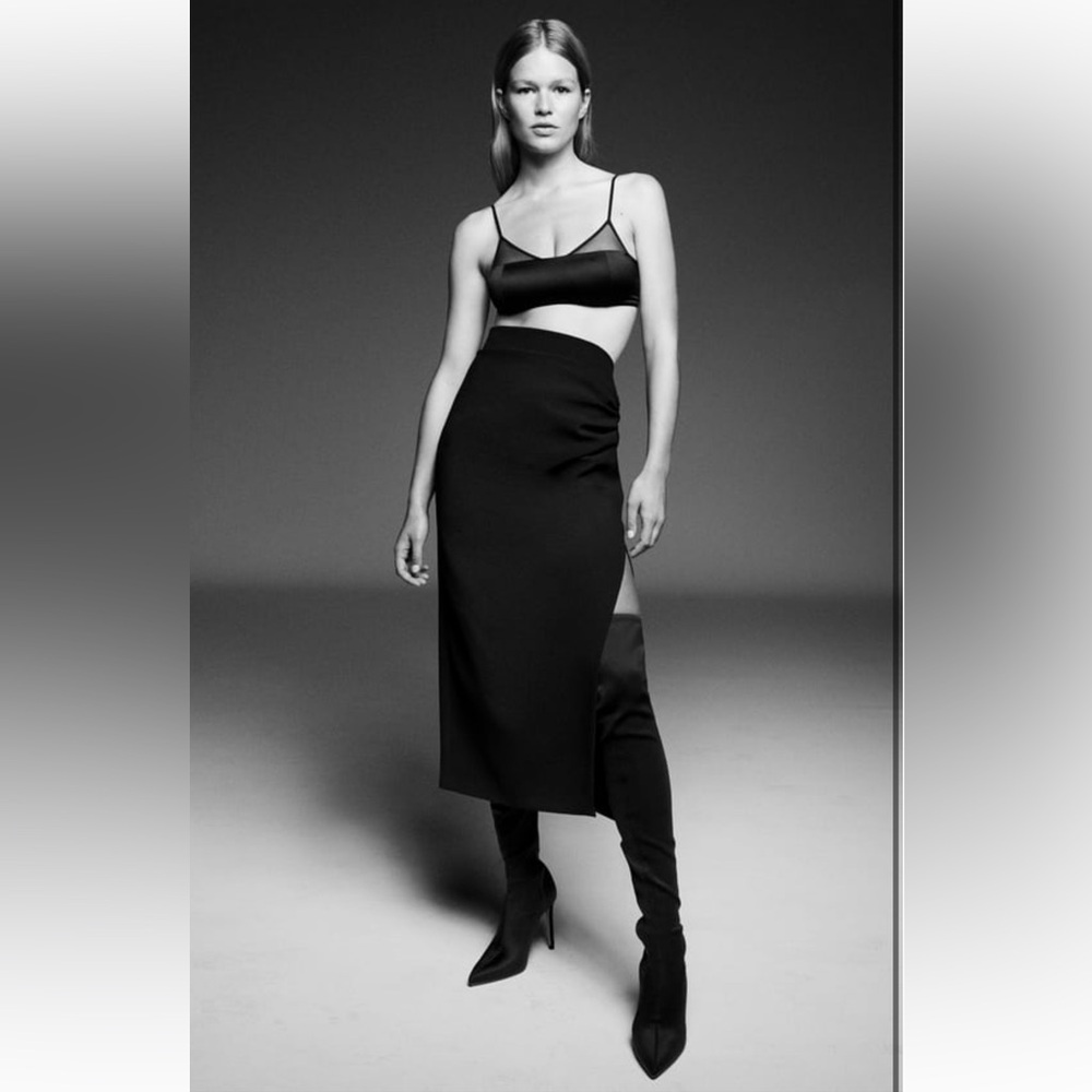 ZARA BUNDLE OF DRAPED PENCIL SKIRTS